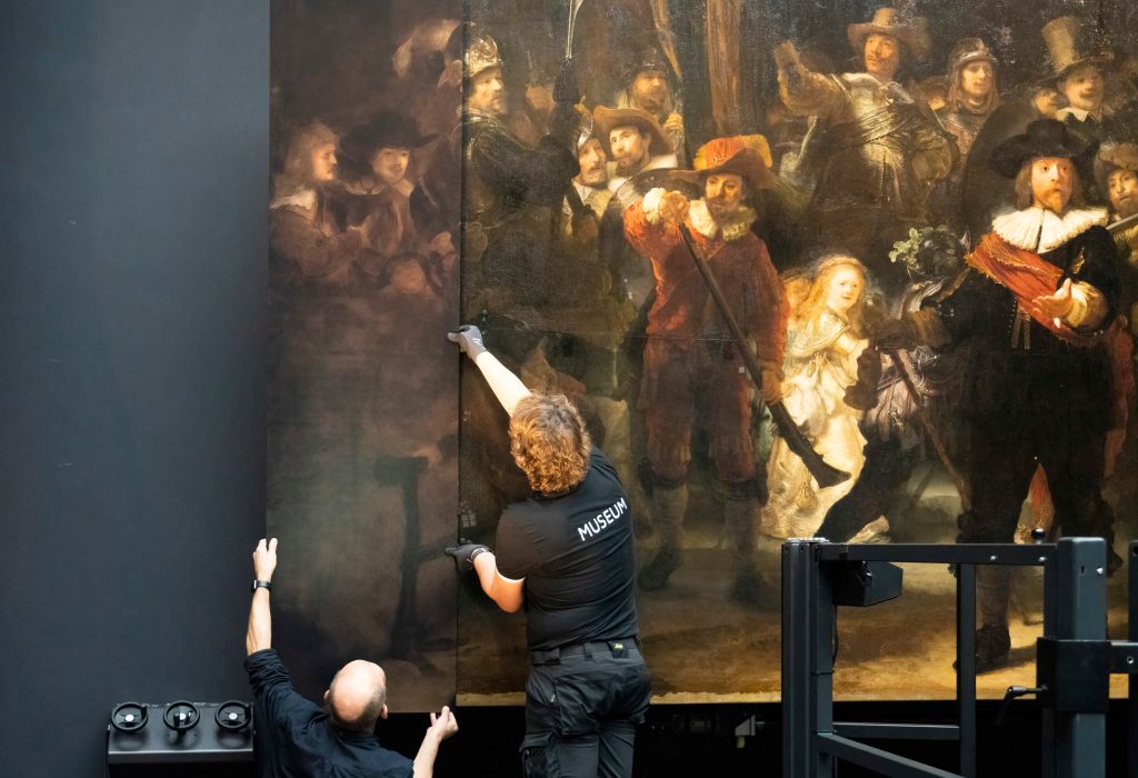 The marriage of art & artificial intelligence: see Rembrandt’s Night Watch in its original form for the first time in 300&nbsp;years